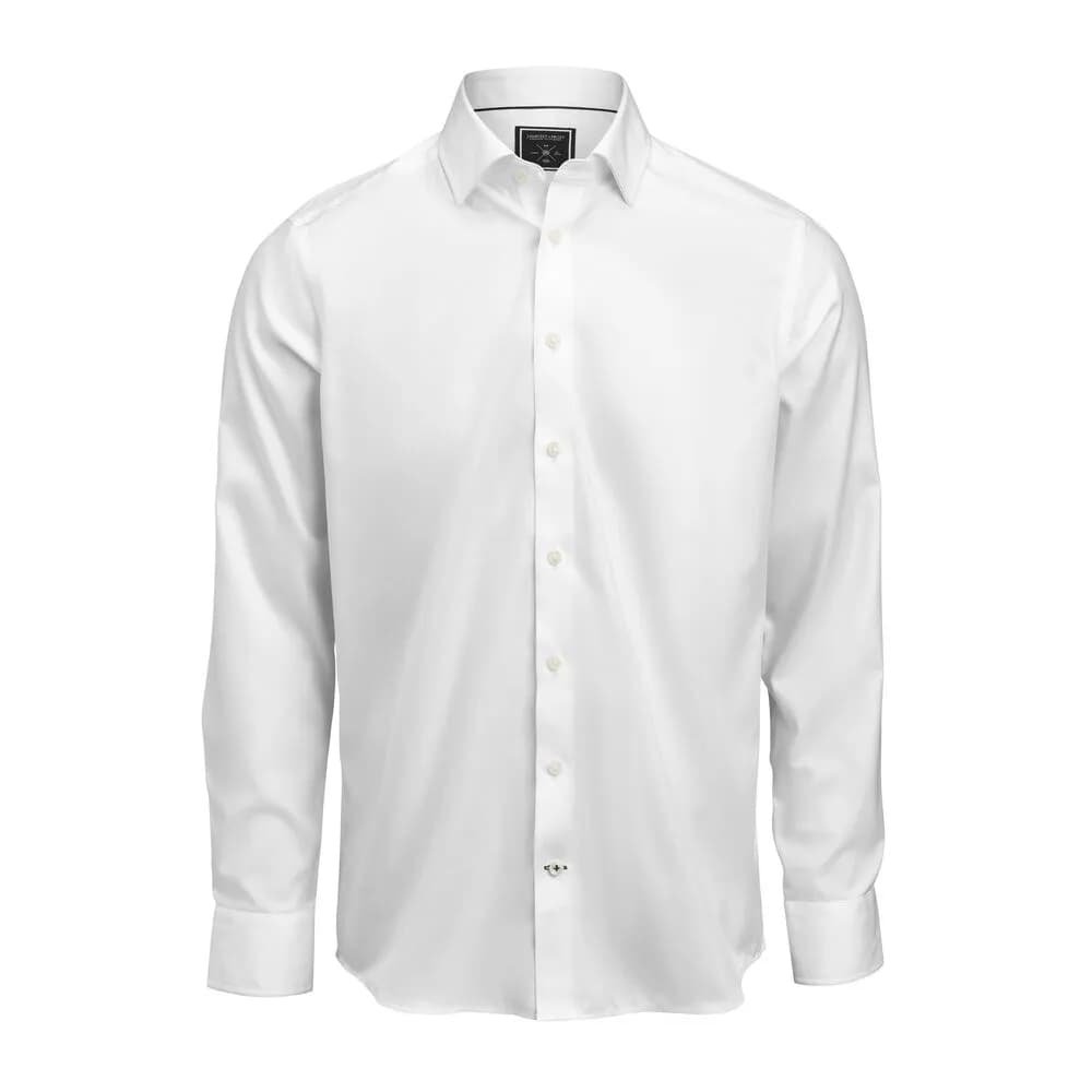 Black Bow 60 Hemd Slim Fit Herren - Weiß