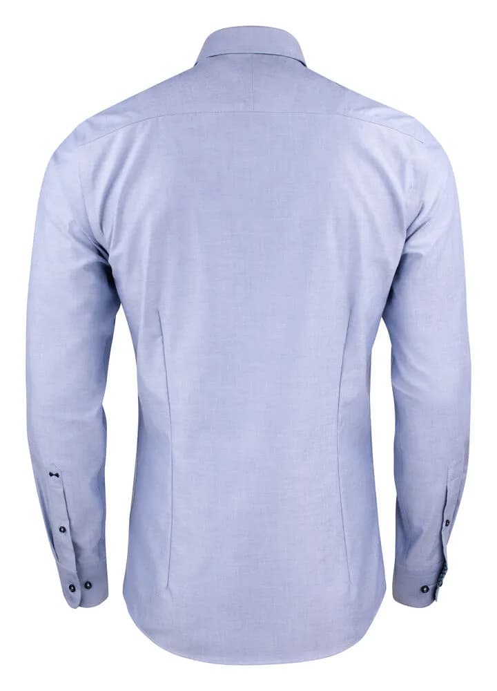 RB121 Oxford Hemd Slim Fit Herren - Blau