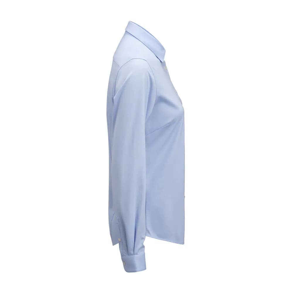 IB132 Interlock Knit Contemporary Fit Damen Blusen - Hellblau