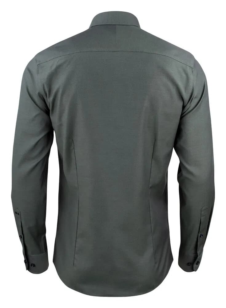 PPB142 Oxford Hemd Slim Fit Herren - Grün