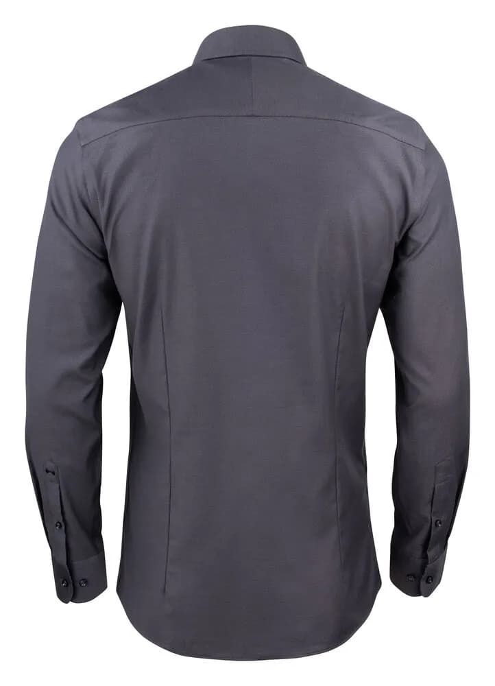 PB142 Oxford Hemd Regular Fit Herren - Grau