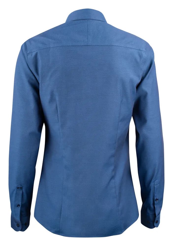 PB142 Oxford Damen Blusen - Blau