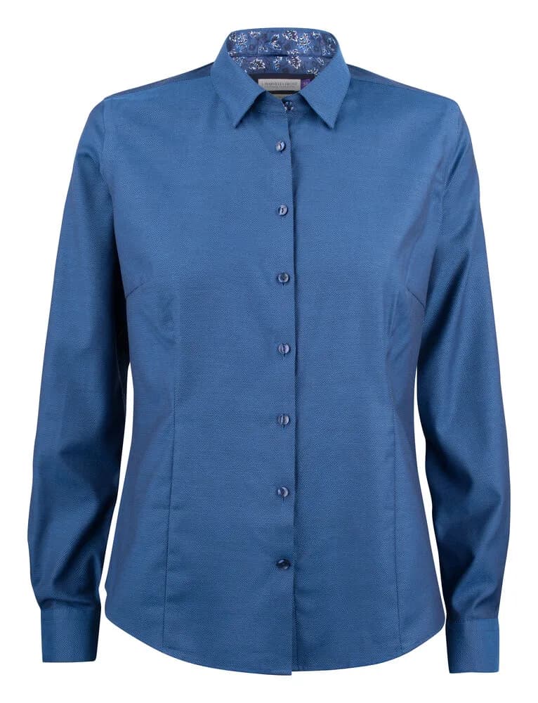 PB142 Oxford Damen Blusen - Blau
