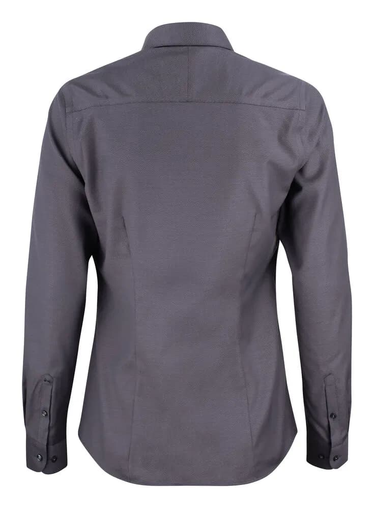 PB142 Oxford  Damen Blusen - Grau