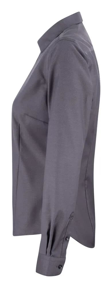 PB142 Oxford  Damen Blusen - Grau