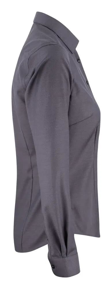 PB142 Oxford  Damen Blusen - Grau