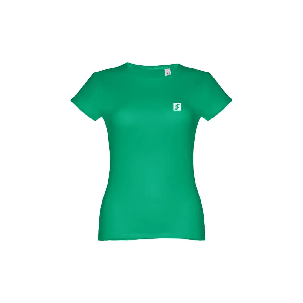Tailliertes Damen-T-Shirt - THC SOFIA - Grün