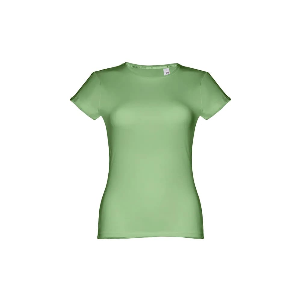 Tailliertes Damen-T-Shirt - THC SOFIA - Jade-grün