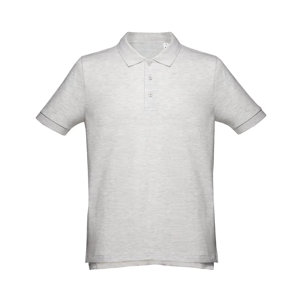Herren Poloshirt - THC ADAM 3XL - Weiss melliert