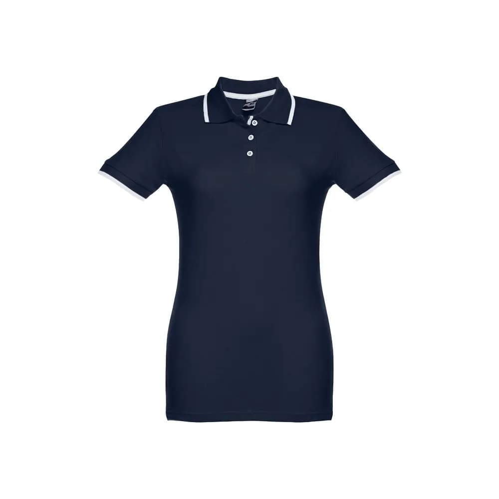 Slim fit Damen Poloshirt - THC ROME WOMEN - Dunkelblau