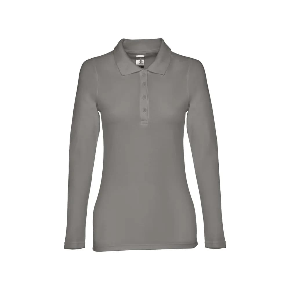 Damen Langarm-Poloshirt - THC BERN WOMEN - Grau