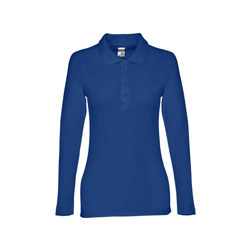 Damen Langarm-Poloshirt - THC BERN WOMEN - Königsblau