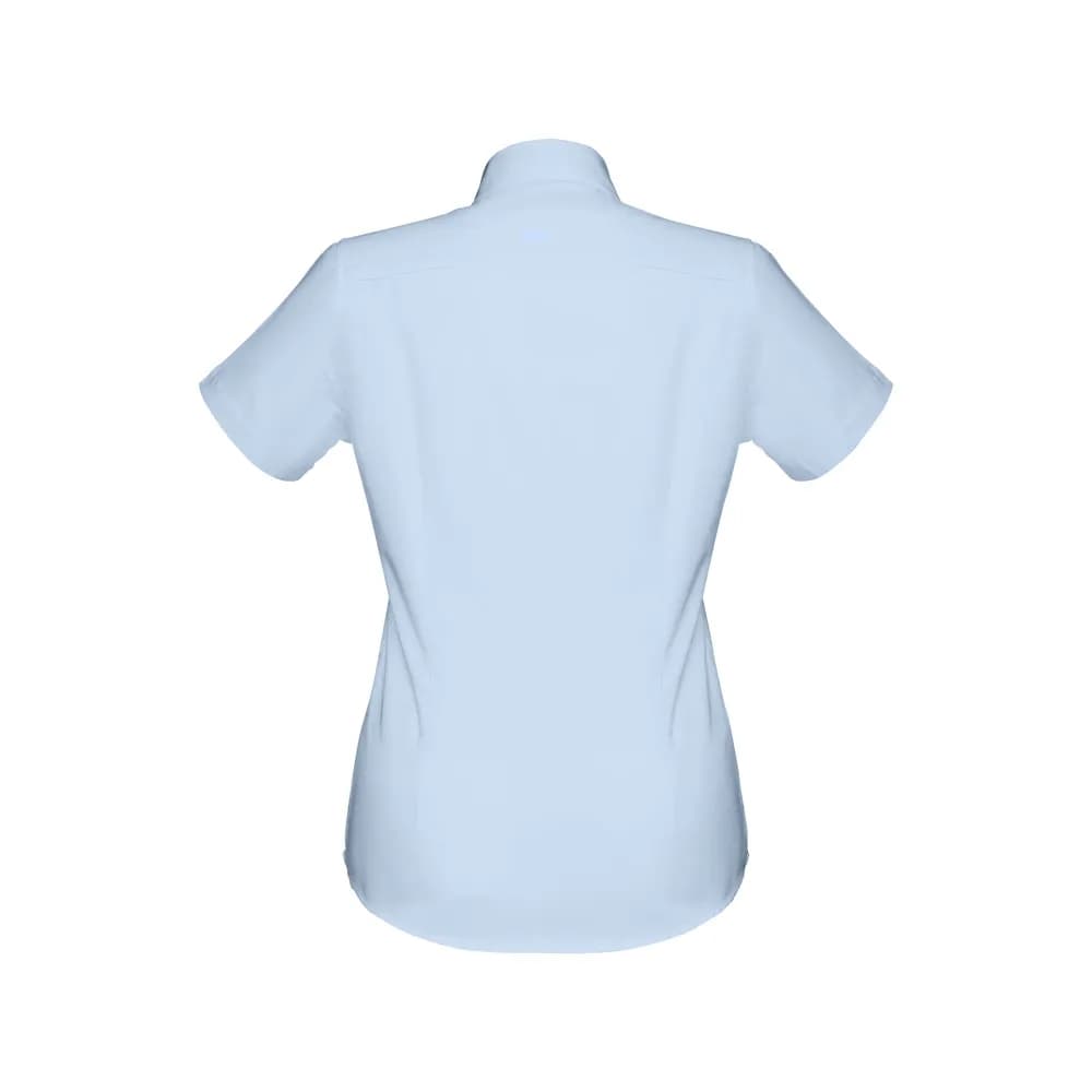 Kurzärmeliges Oxford-Hemd für Damen - THC LONDON WOMEN - Schwarz