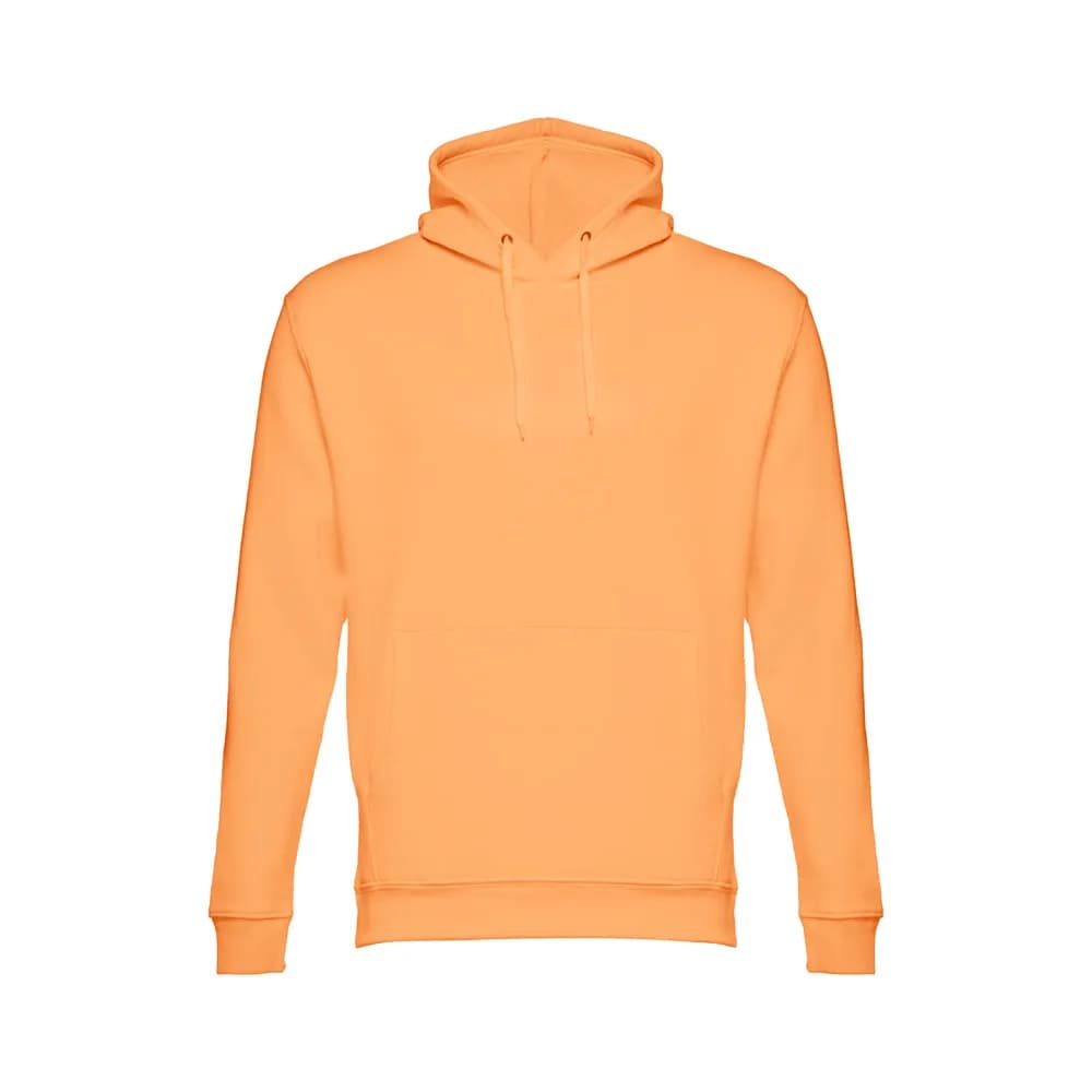 Sweatshirt (unisex) mit Kapuze aus Baumwolle und Polyester - THC PHOENIX - Korallenorange