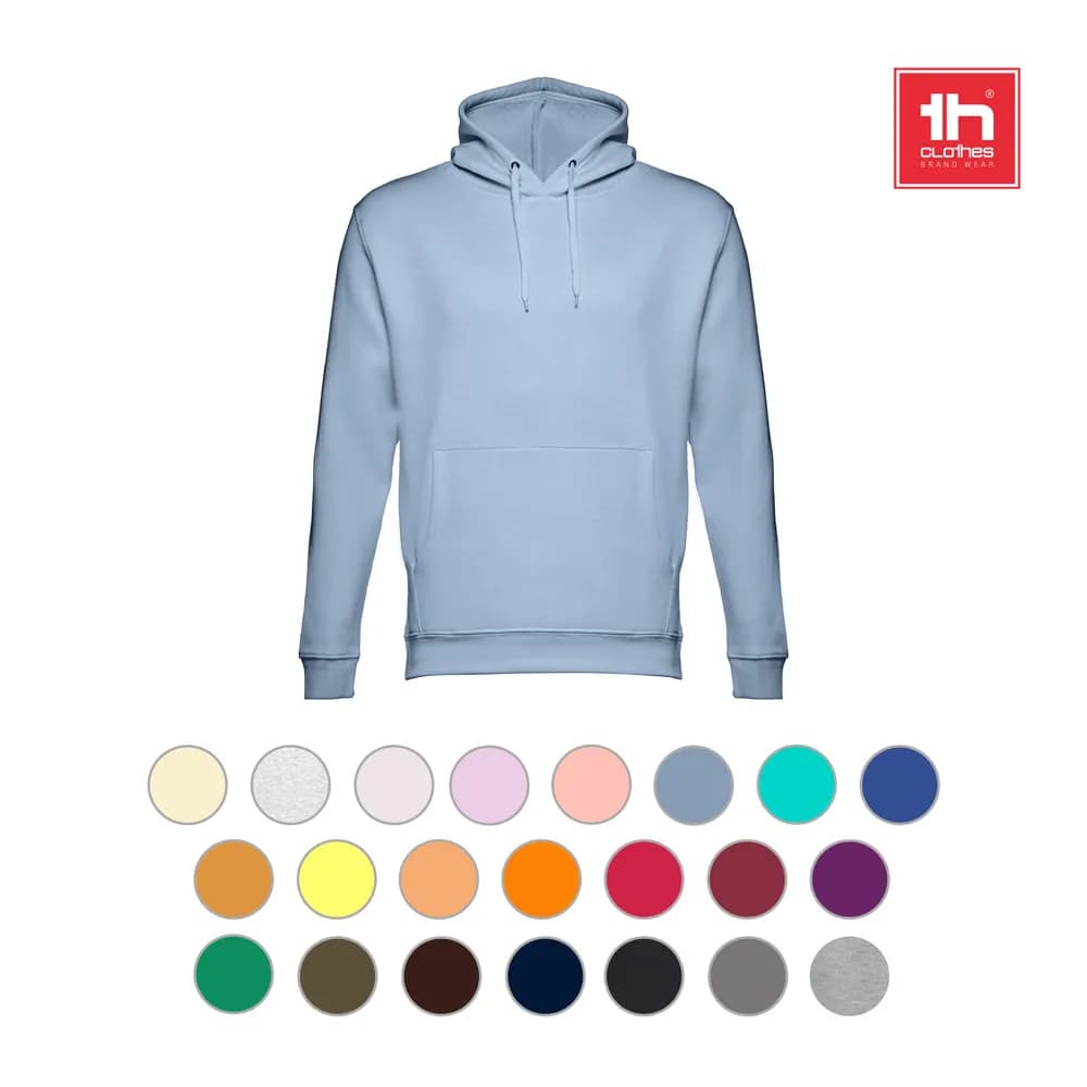 Sweatshirt (unisex) mit Kapuze aus Baumwolle und Polyester - THC PHOENIX - Schwarz