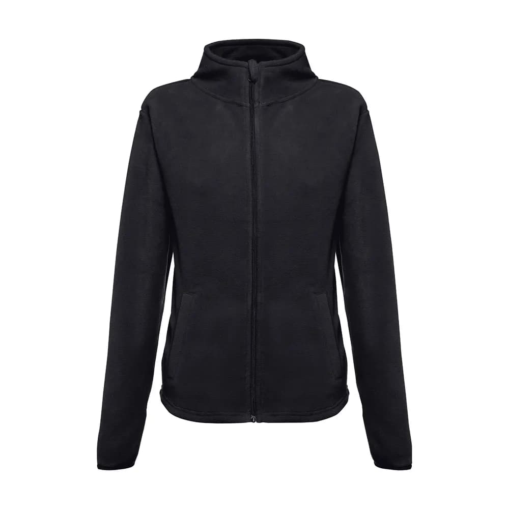 Polarfleecejacke aus Polyester mit Gürtel für Damen - THC HELSINKI WOMEN - Rosa