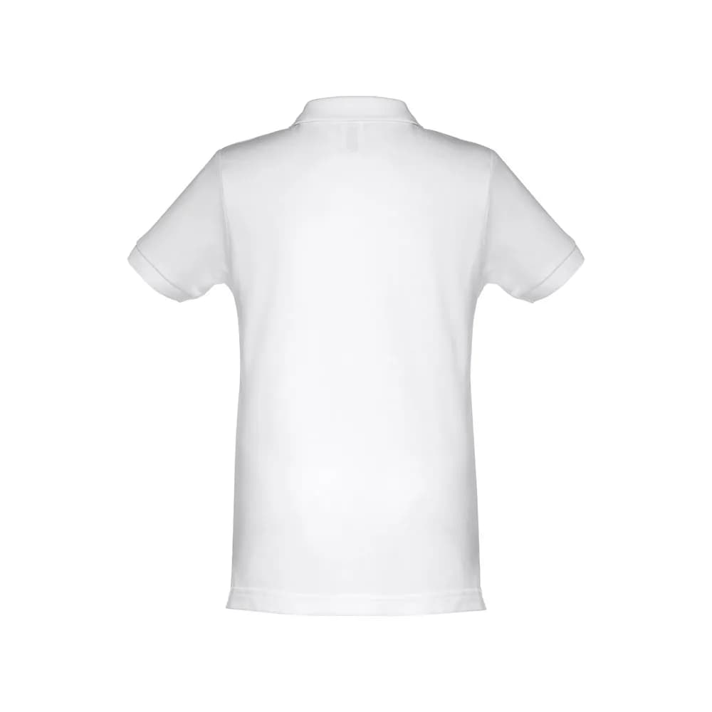 Kurzärmeliges Poloshirt für Kinder (unisex). Farbe Weiß - THC ADAM KIDS WH - Weiß