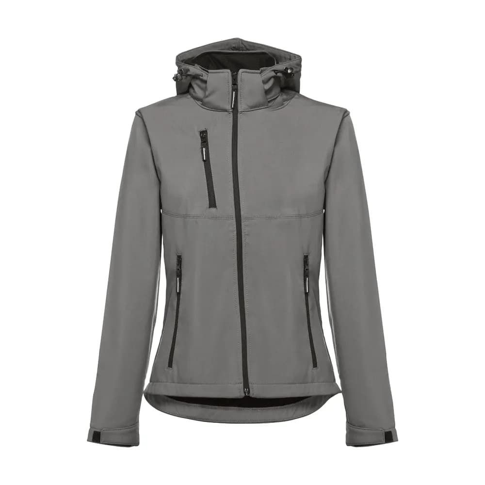 Gürtel-Softshell-Jacke für Damen - THC ZAGREB WOMEN - Grau