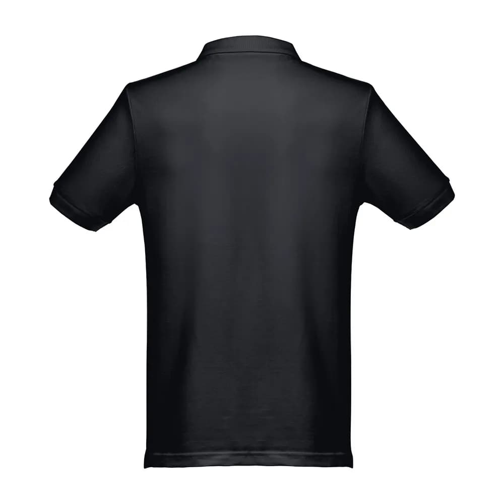 Herren Poloshirt - THC MONACO - Schwarz