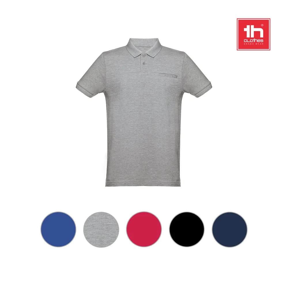 Herren Poloshirt - THC DHAKA - Schwarz