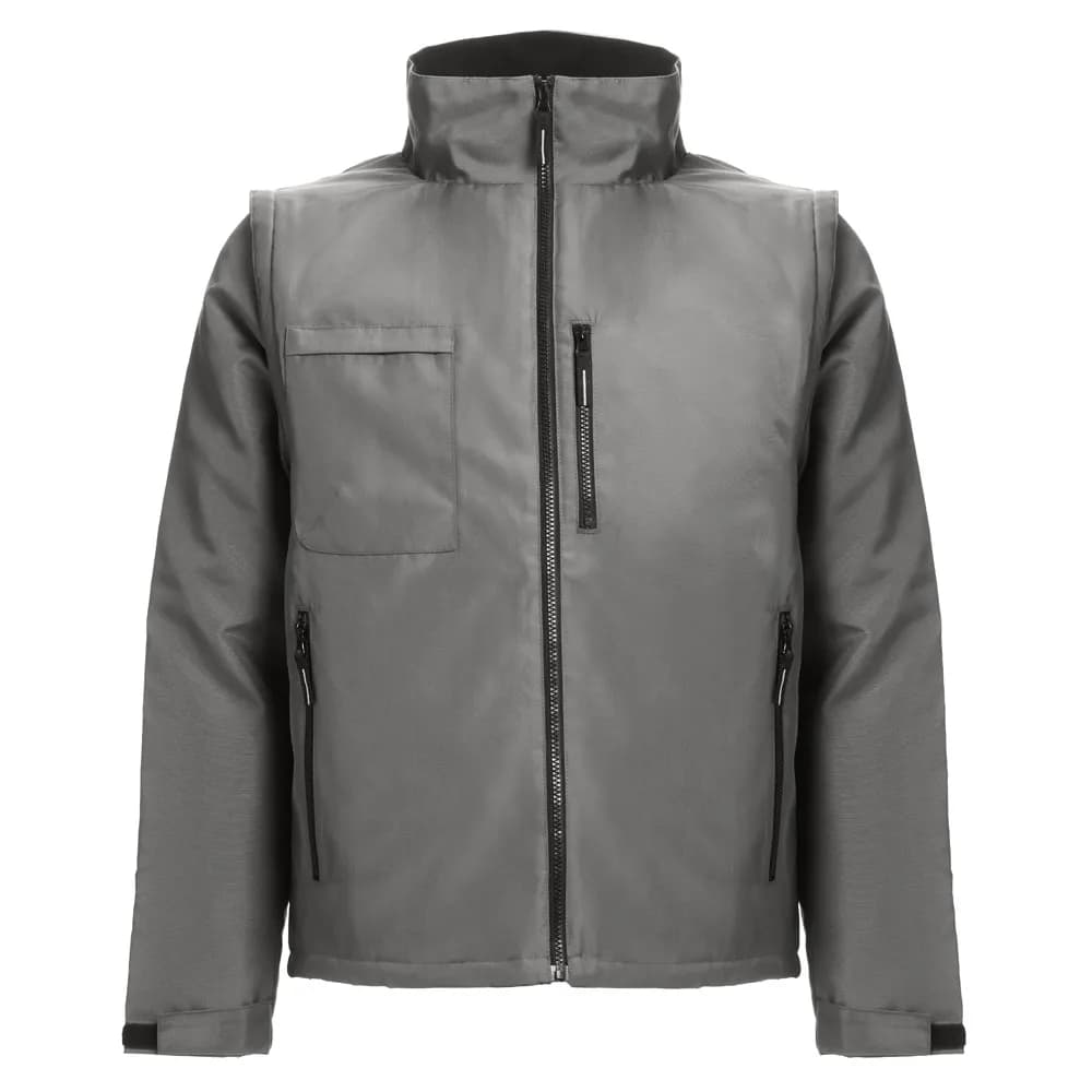 Gefütterte Polyesterjacke (Unisex) - THC ASTANA - Grau