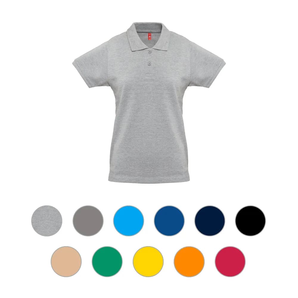 Damen Poloshirt - THC MONACO WOMEN - Schwarz