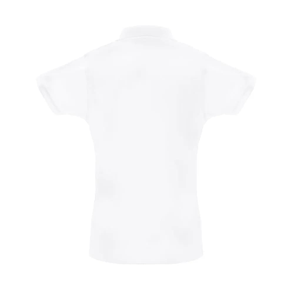 Poloshirt für Damen mit kurzen Ärmeln - THC BERLIN WOMEN WH - Weiß