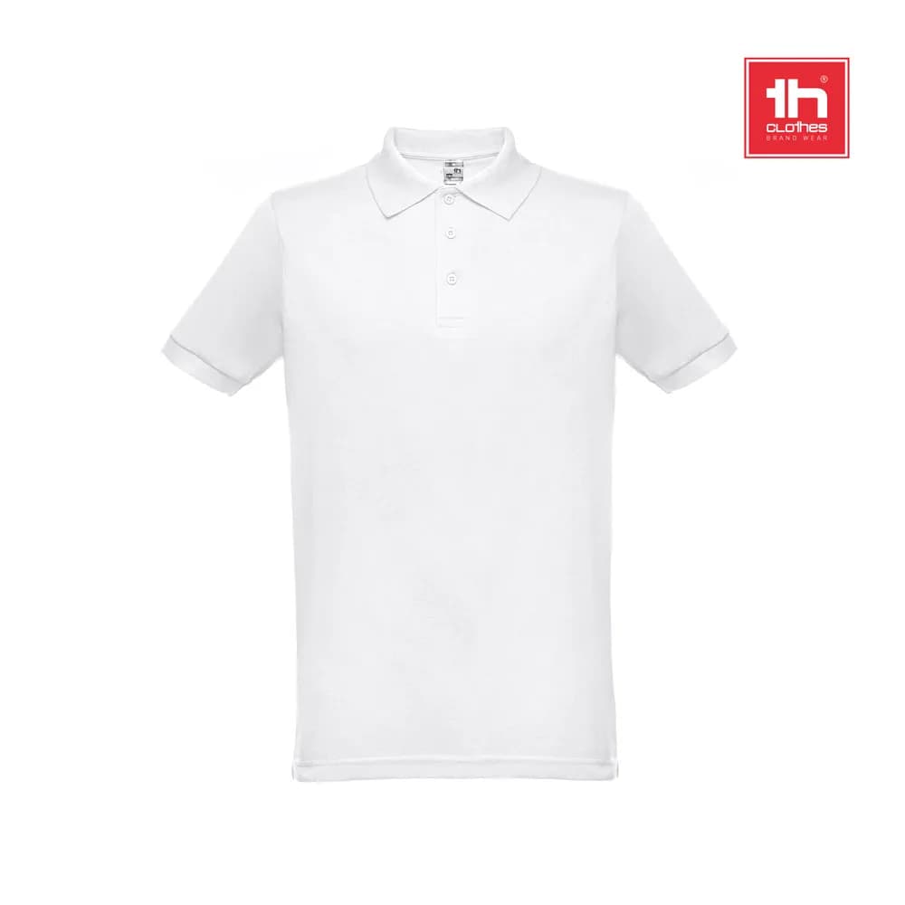 Herren Poloshirt - THC BERLIN WH 3XL - Weiß
