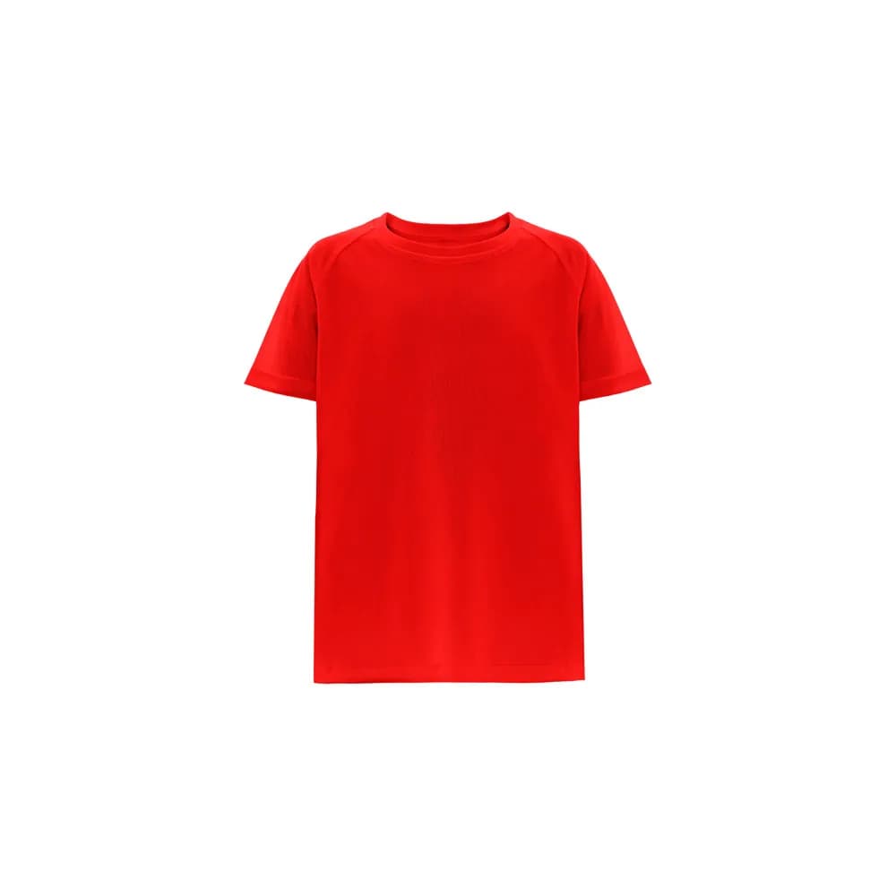 Technisches T-Shirt mit kurzen Ärmeln aus Polyester für Kinder - THC MOVE KIDS - Rot
