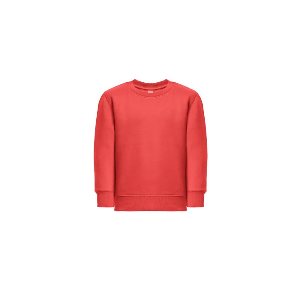 Kindersweatshirt aus recycelter Baumwolle und Polyester - THC DELTA KIDS - Rot