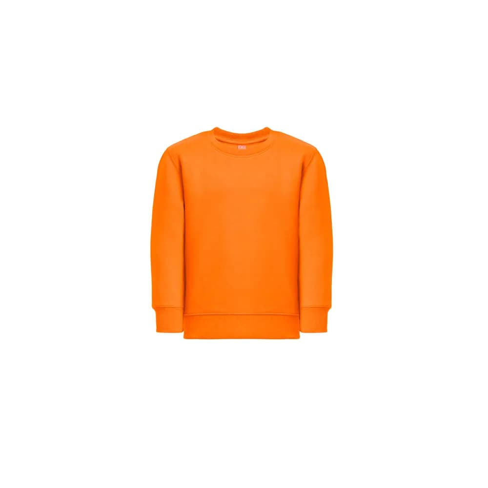 Kindersweatshirt aus recycelter Baumwolle und Polyester - THC DELTA KIDS - Orange