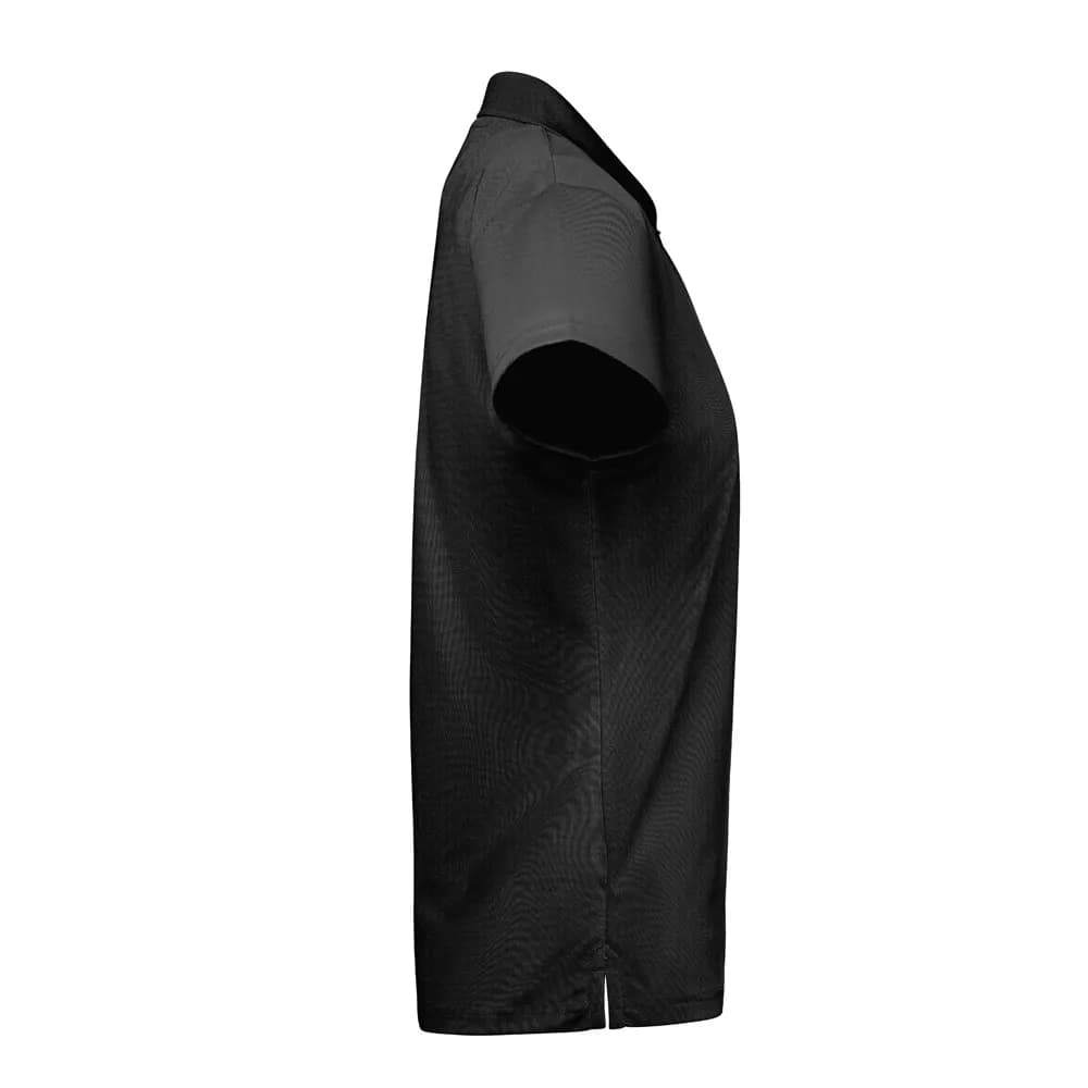 Technisches Poloshirt für Damen - THC DYNAMIC WOMEN - Schwarz