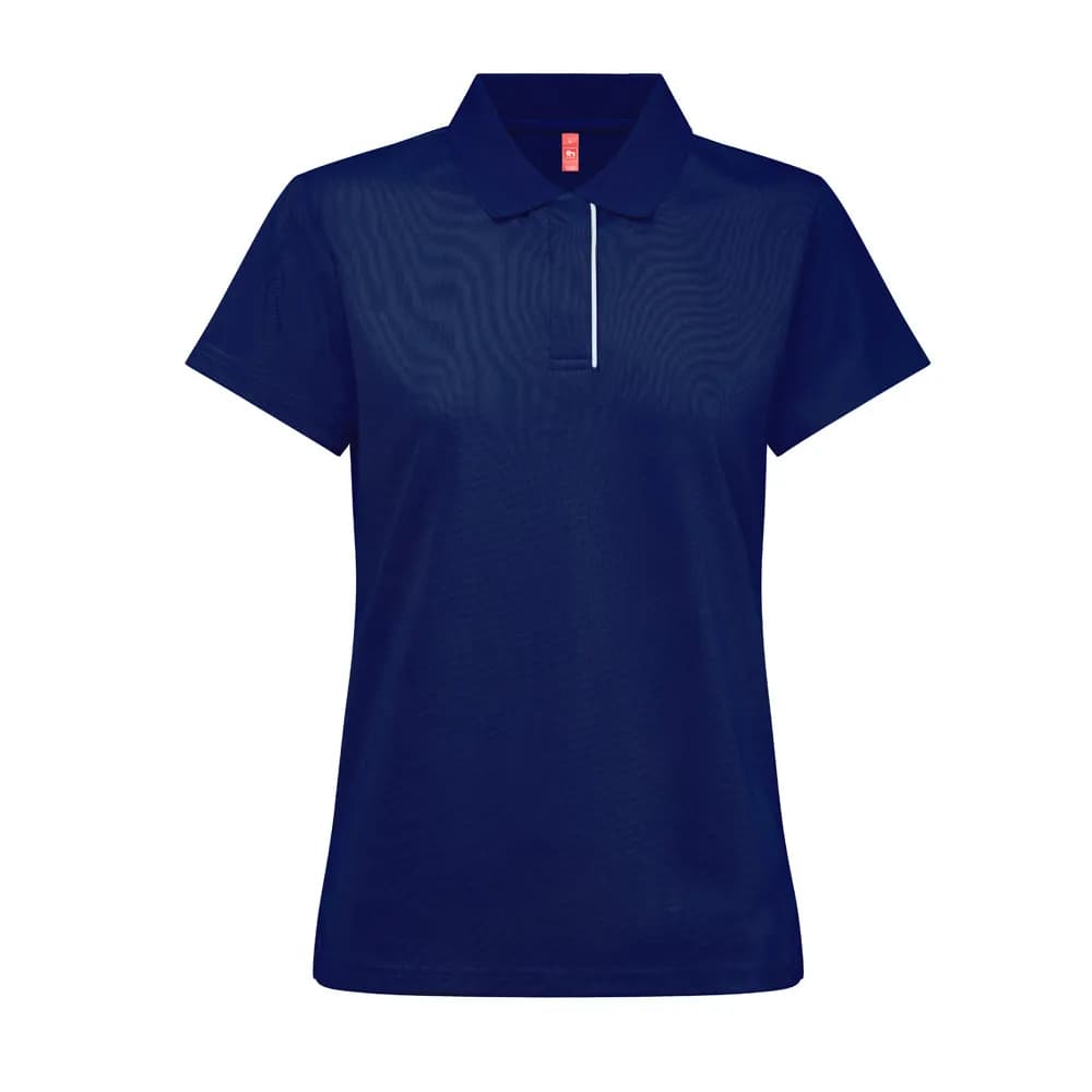 Technisches Poloshirt für Damen - THC DYNAMIC WOMEN - Dunkelblau