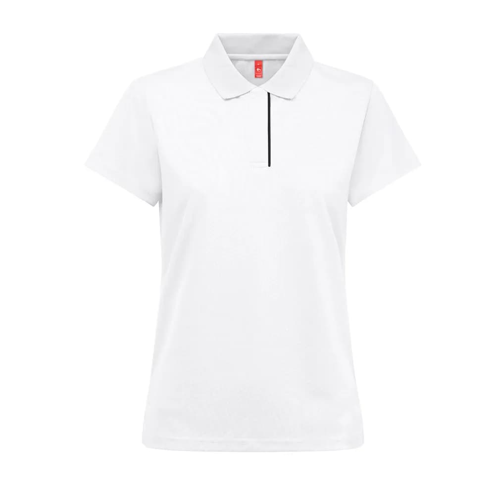 Technisches Poloshirt für Damen - THC DYNAMIC WOMEN WH - Weiß