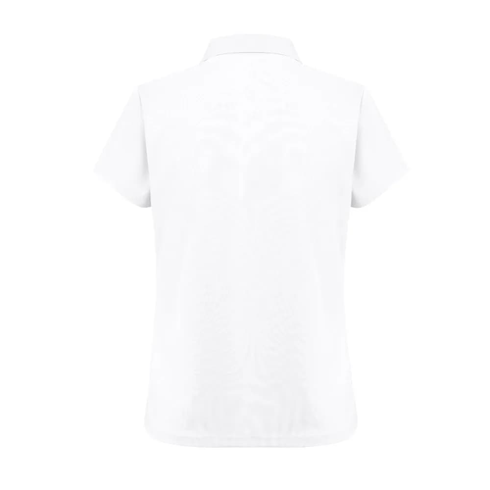 Technisches Poloshirt für Damen - THC DYNAMIC WOMEN WH - Weiß