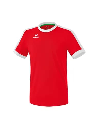 Retro Star Trikot - Kinder - rot/weiß