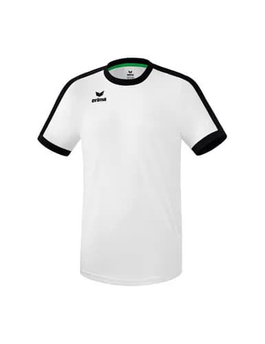 Retro Star Trikot - Kinder - weiß/schwarz