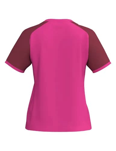WINGS Jersey Shortsleeve - Damen - pink glo/bordeaux