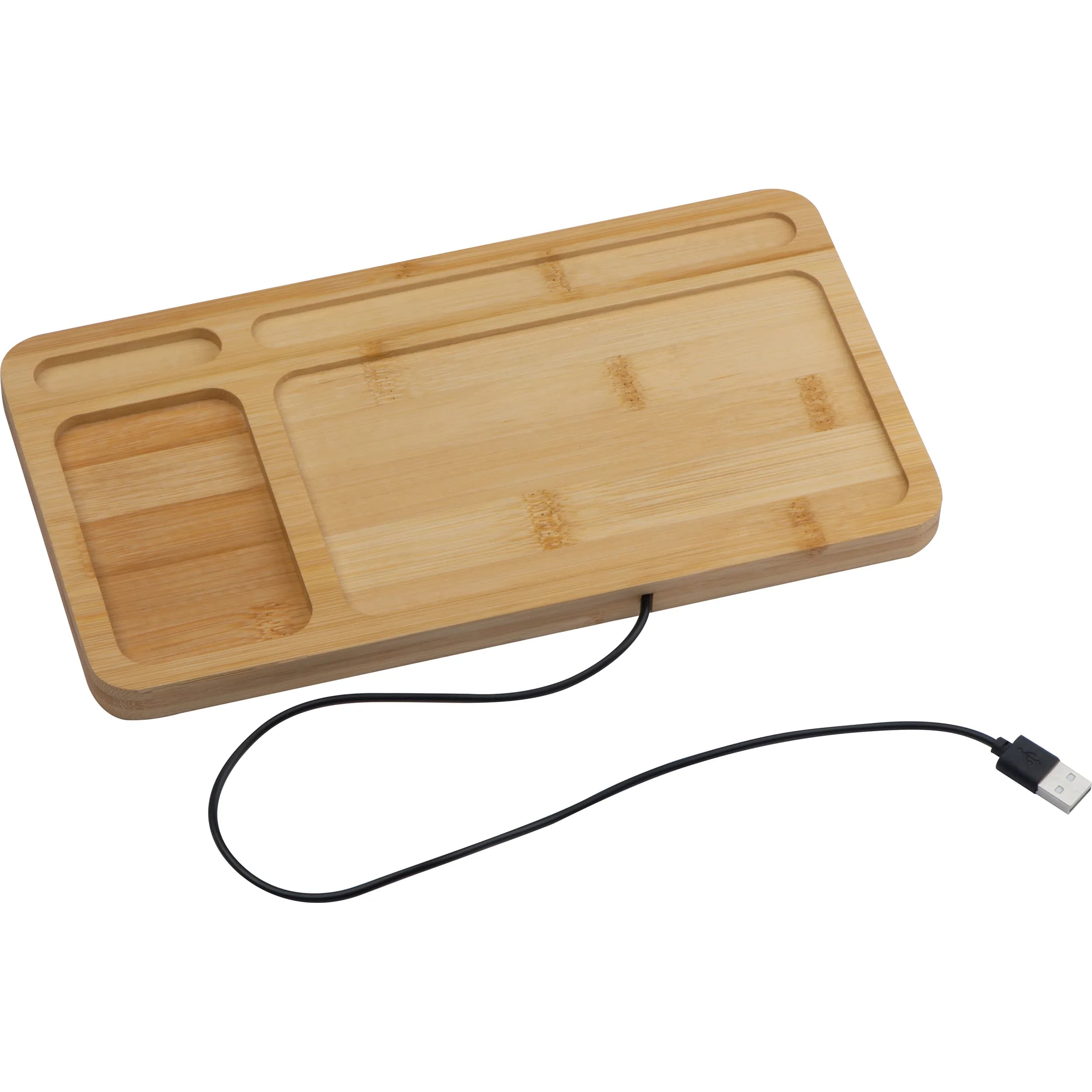 Deskorganizer mit integriertem Charger ISABELLE - beige