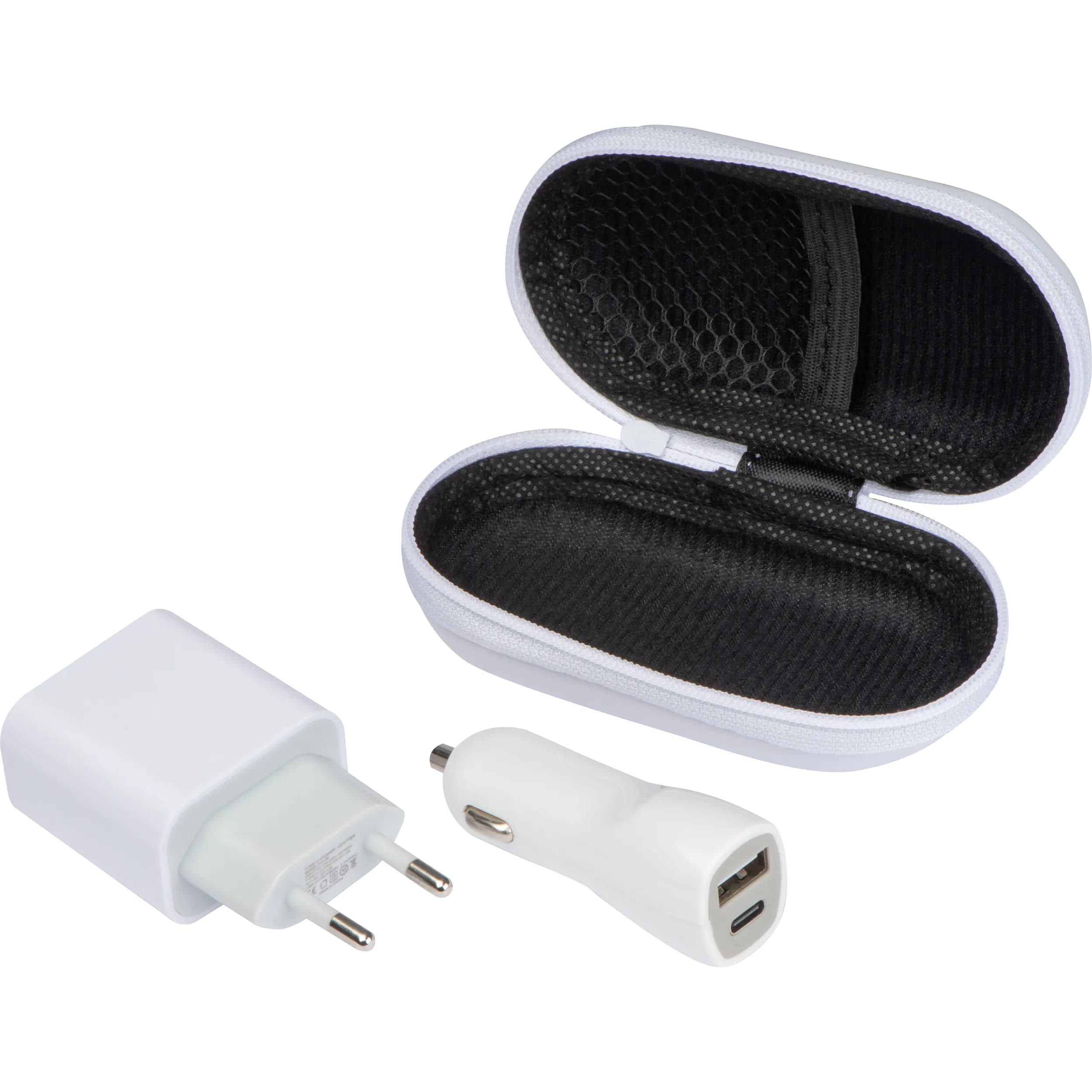 USB + C Type Travel Set TESSA - weiss