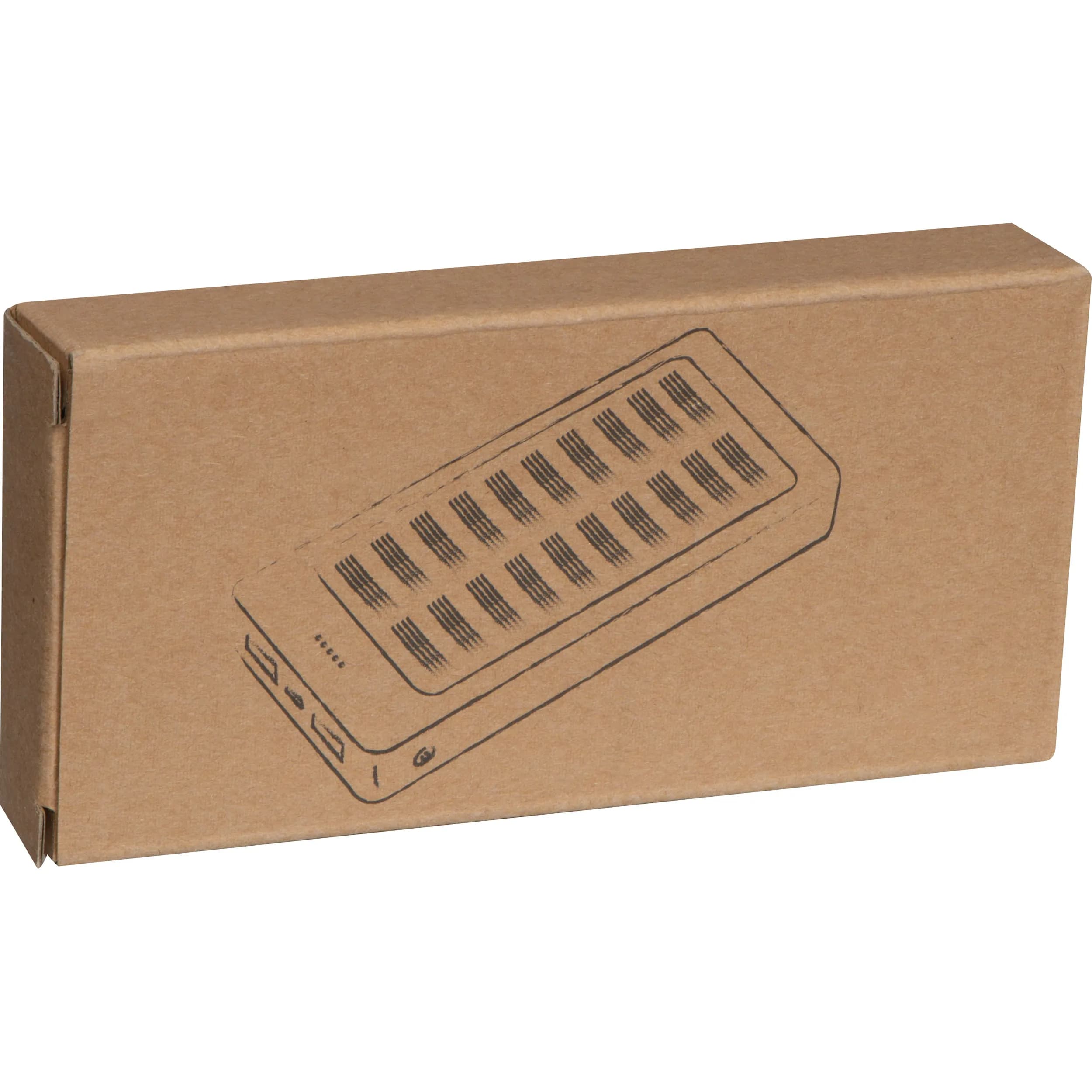 Solar Powerbank aus Bambus mit 8.000 mAh VALENTINA - beige