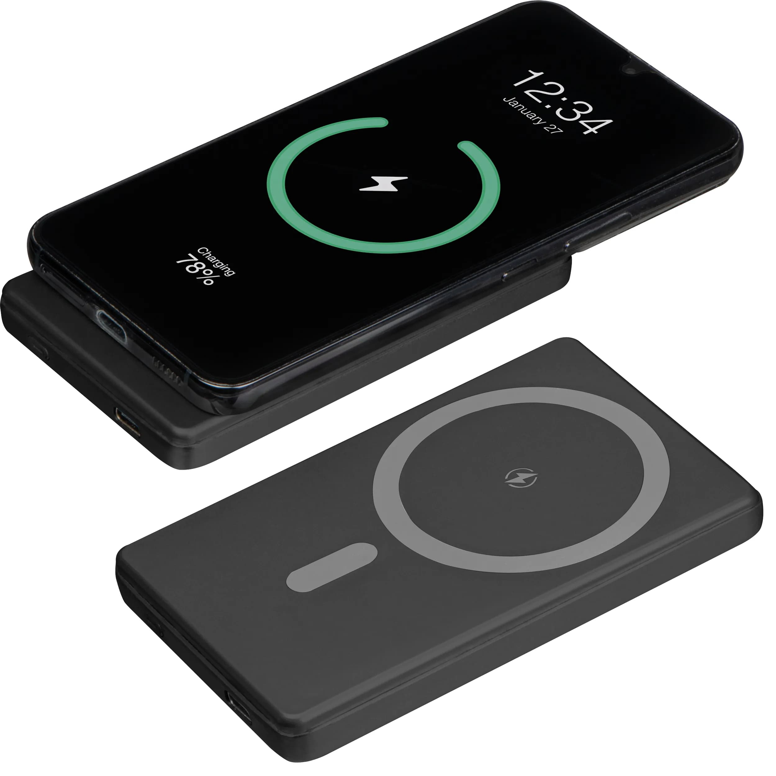 Magnetisches Ladegerät 5.000 mAh OLIMPIA - schwarz