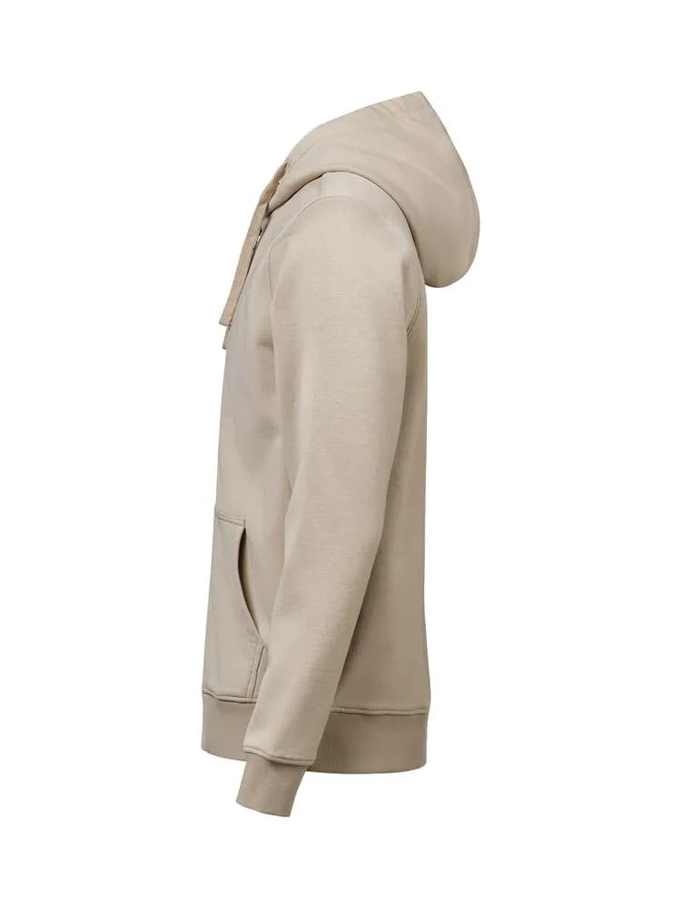 UM Pullover mit Reißverschluss (OCS-RCS)  Regular Fit Unisex - Latte