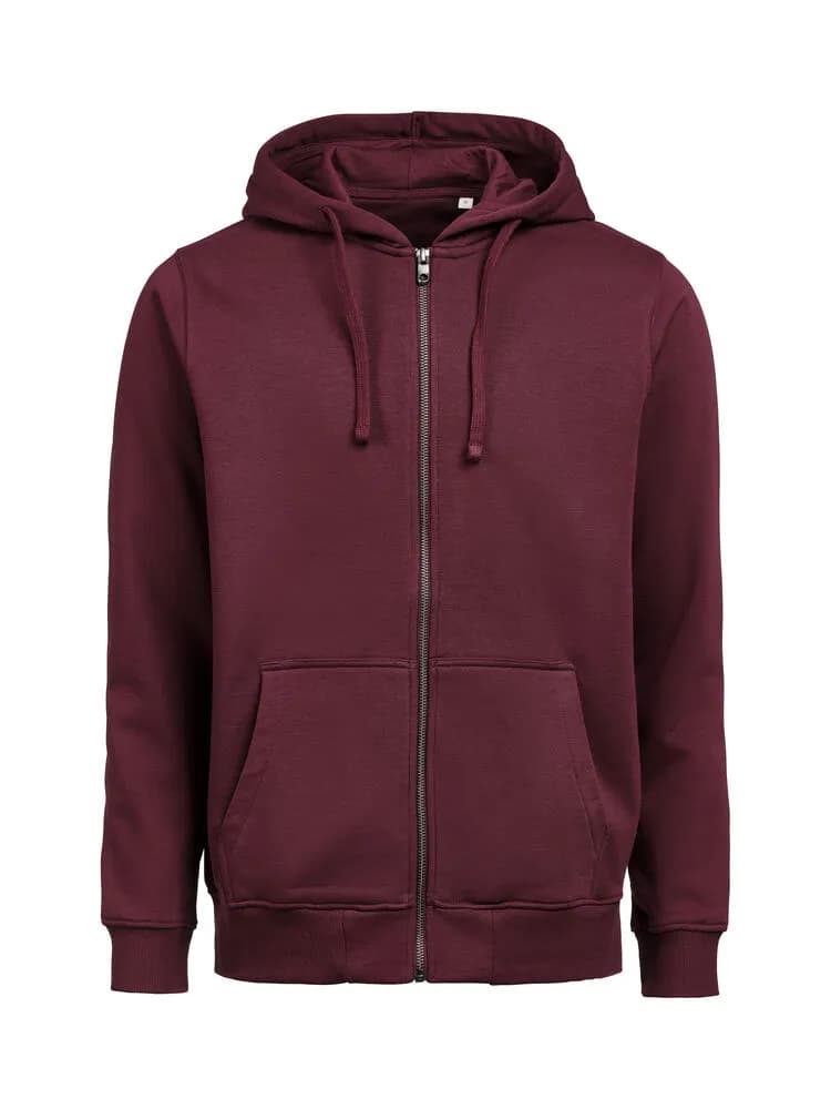 UM Pullover mit Reißverschluss (OCS-RCS)  Regular Fit Unisex - Prune