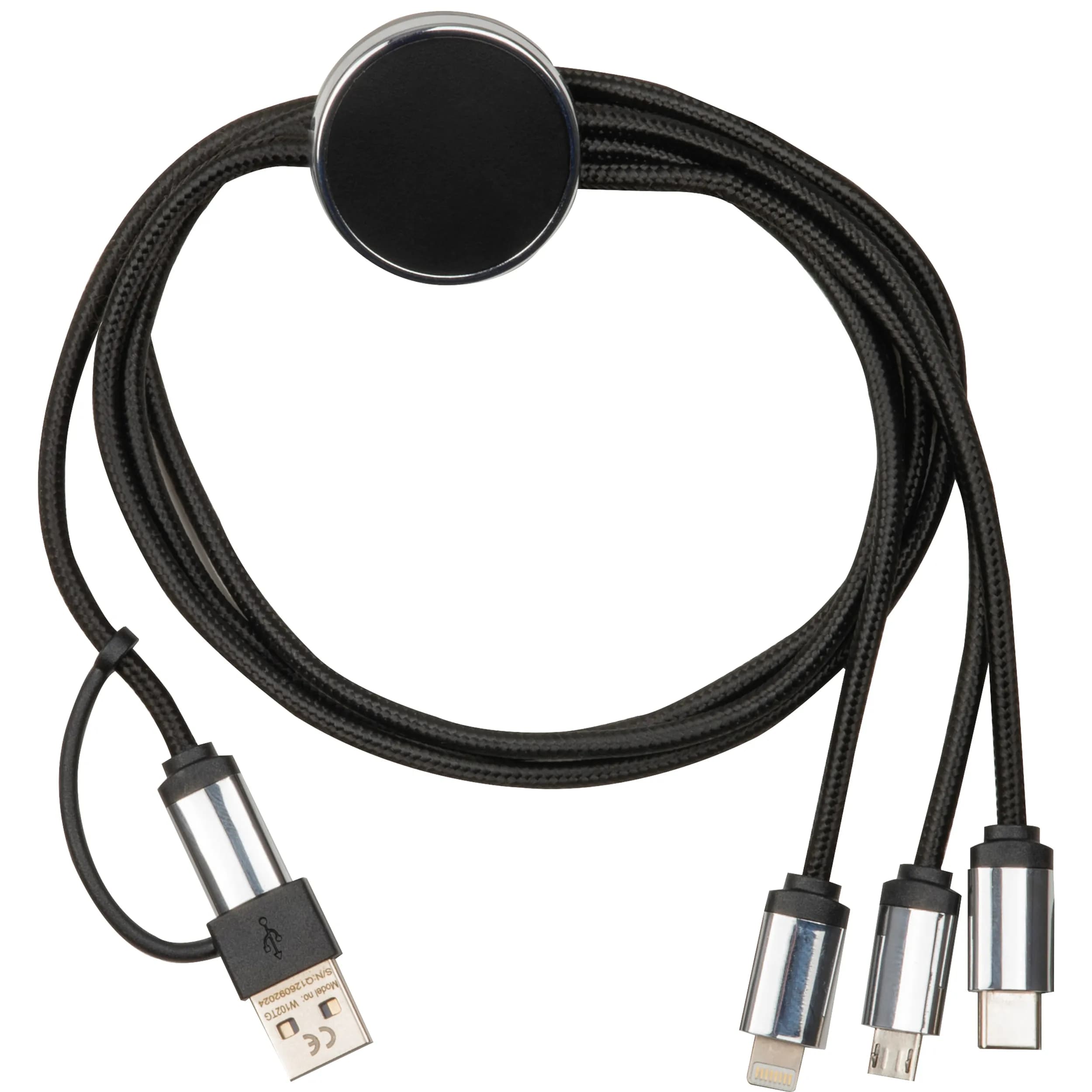 Ladekabel mit Leuchtfunktion INGE - schwarz