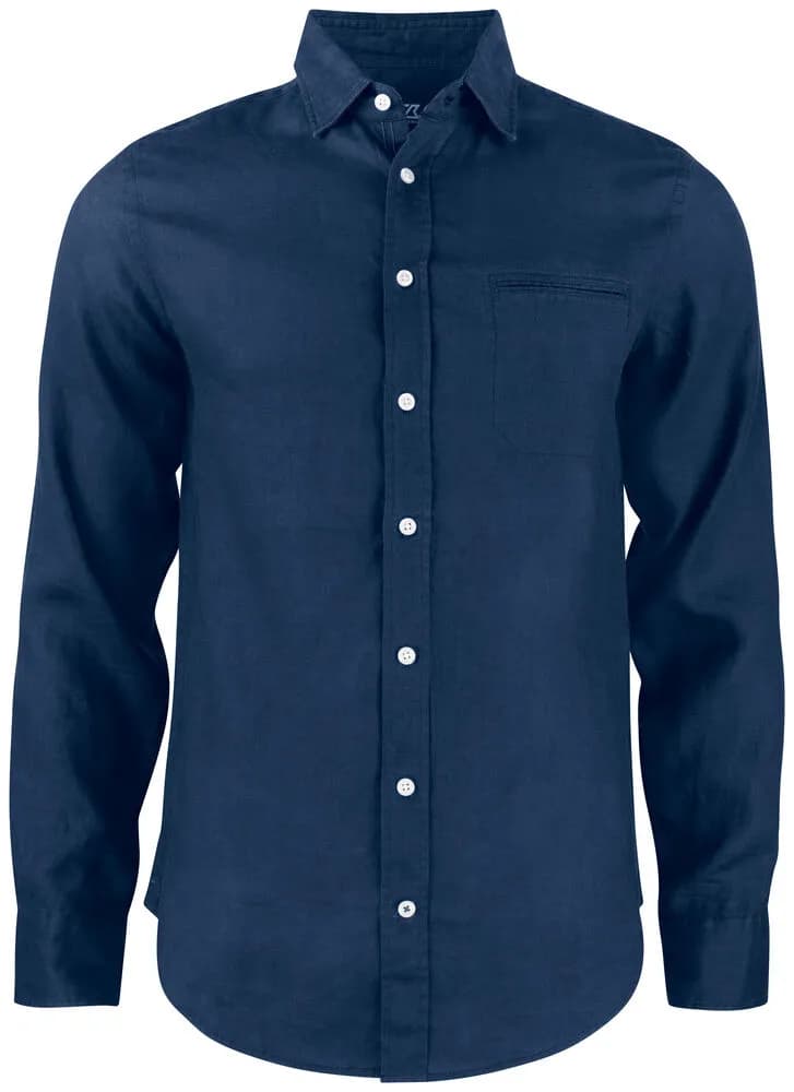 Summerland Linen Shirt - Dark Navy