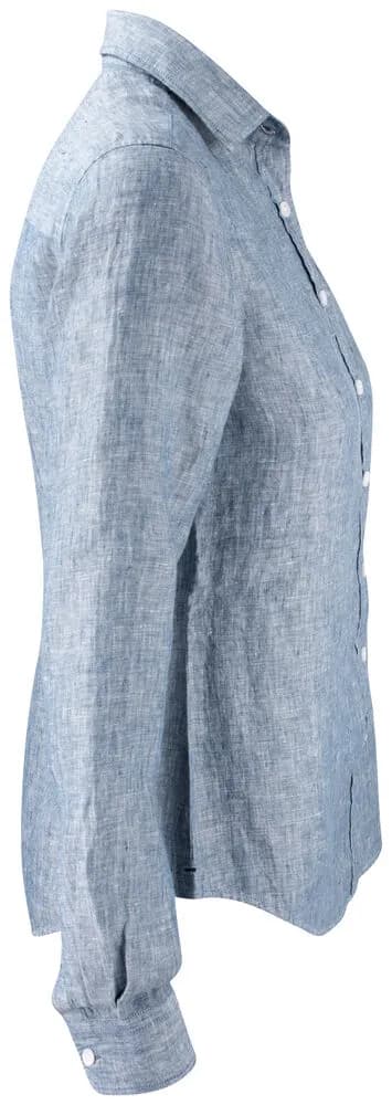 Summerland Linen Shirt Ladies - Denim Melange