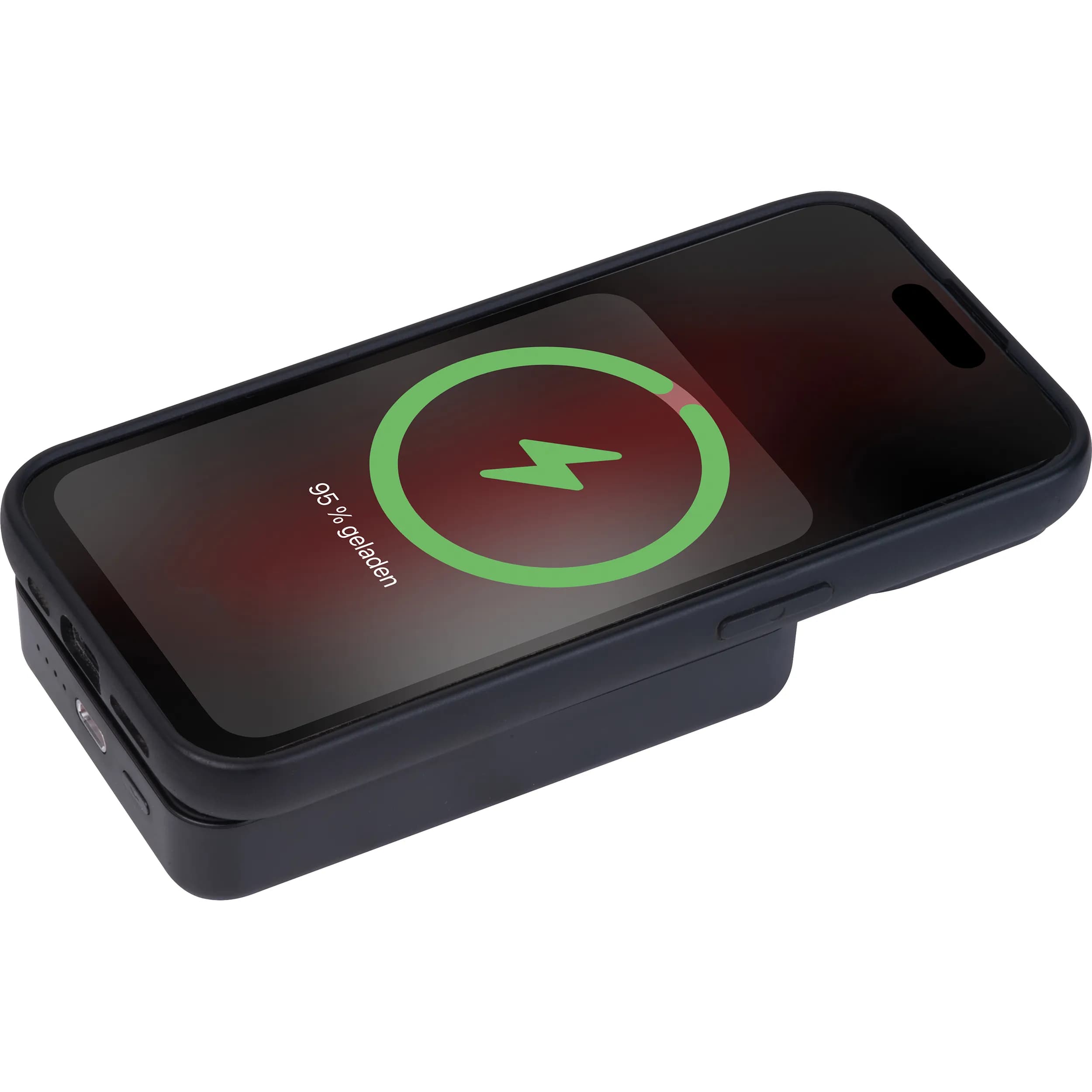 R-ABS Magnetische Powerbank 10.000 mAh DONNA - schwarz