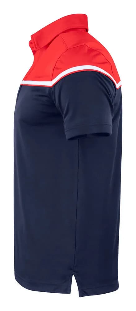 Seabeck Polo Men - Dark Navy/Red