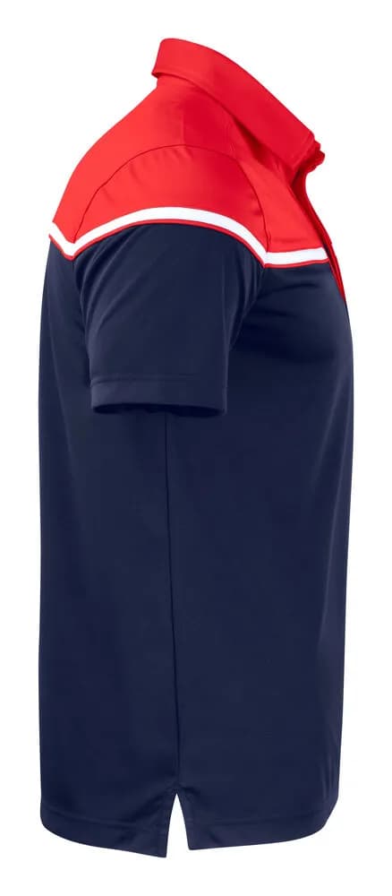 Seabeck Polo Men - Dark Navy/Red